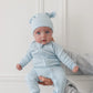 Double Knot Beanie | Baby Blue Rib