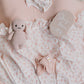 Frill Muslin Blanket | Peach Ditsy Floral